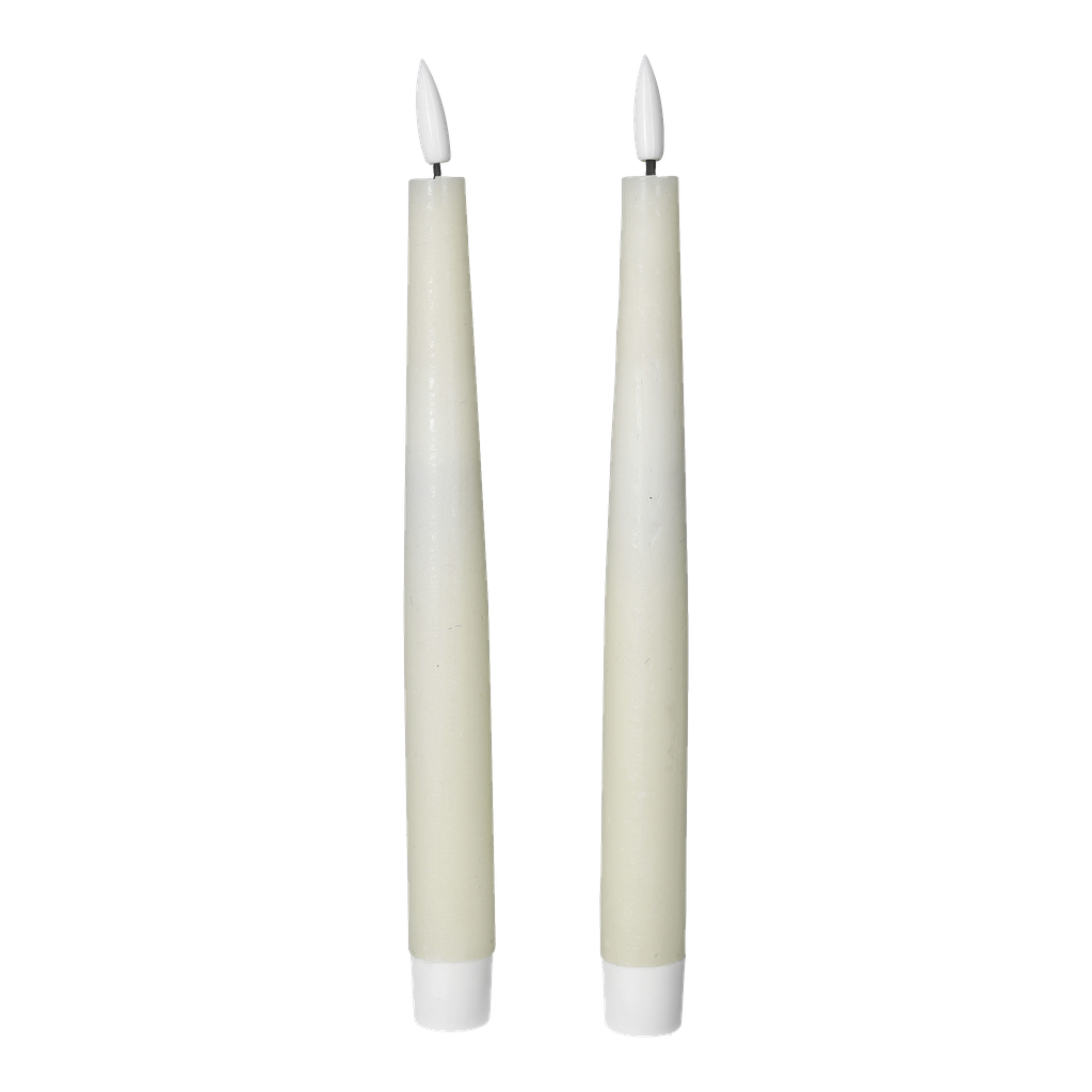 Menuett LED-Stabkerzen mit beweglicher Flamme 2 Stk.