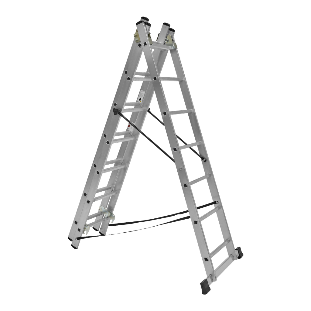Hard Head Mehrzweck-Treppenleiter 3x7 Sprossen