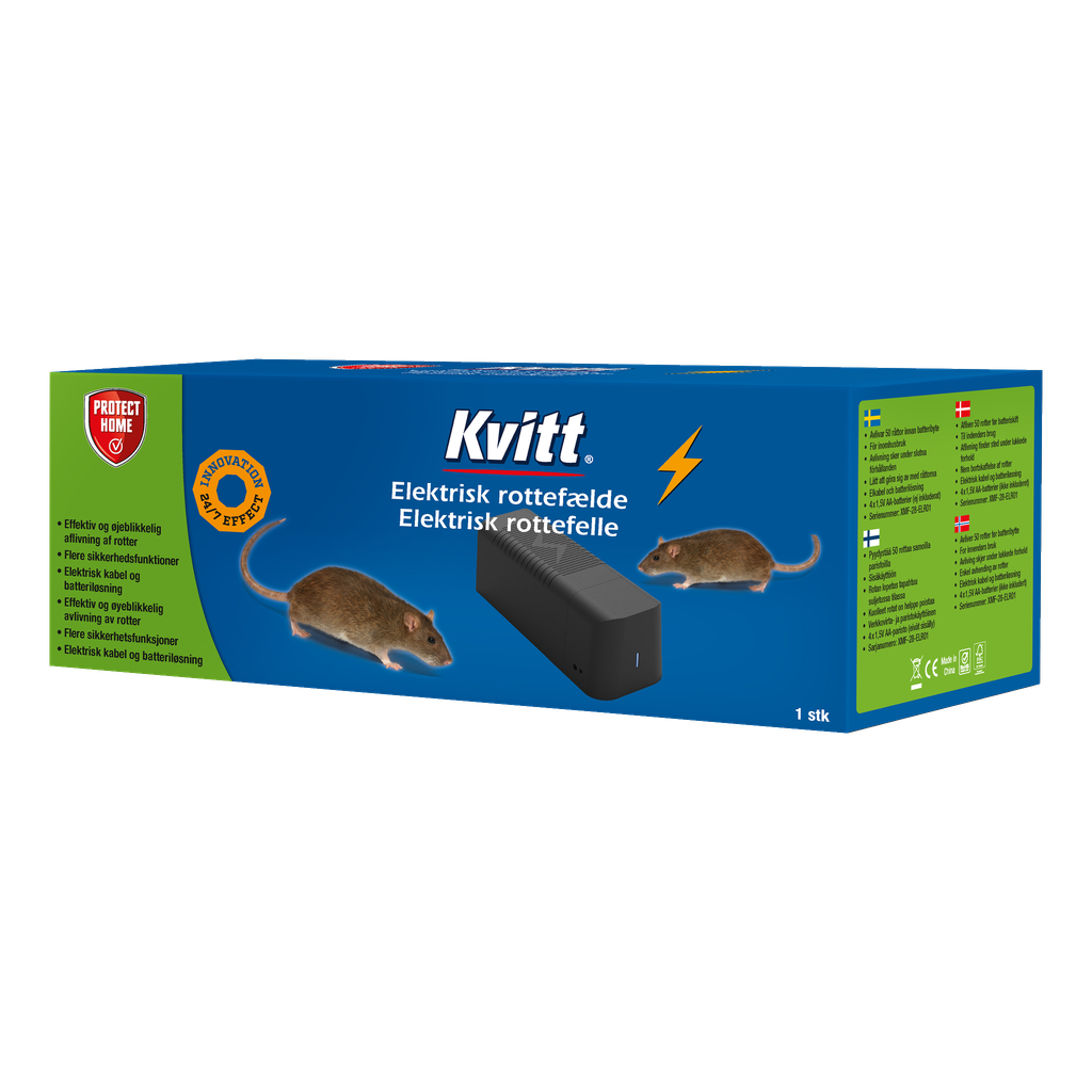 Kvitt Sähköinen rotanloukku