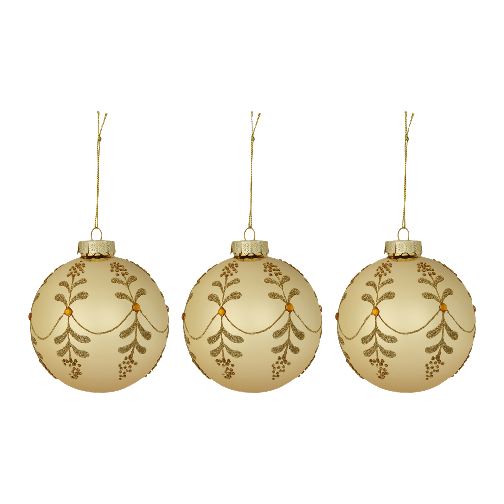 EKVIP Julgranskulor 3-pk