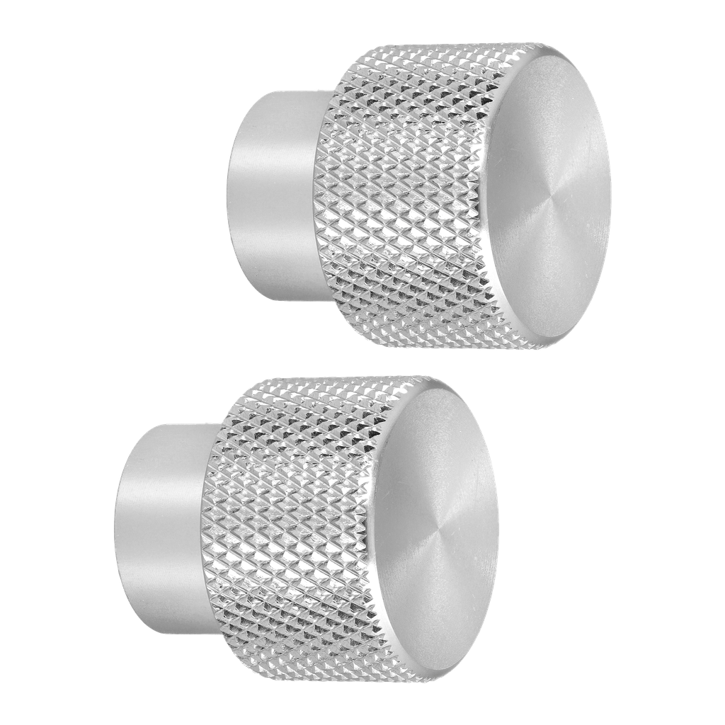 Hard Head Möbelknöpfe geriffelt 2 Stk.