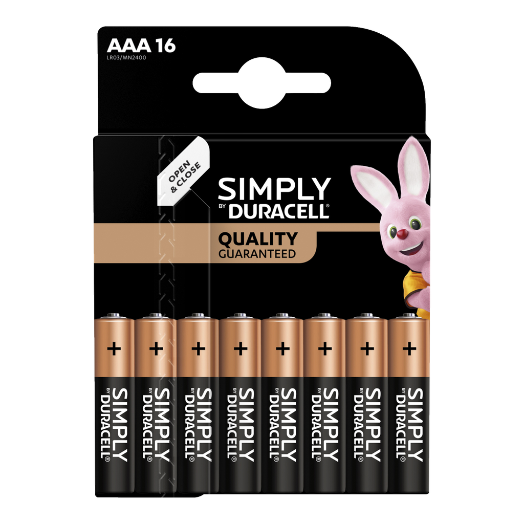 Duracell AAA-Batterien 16 Stk.