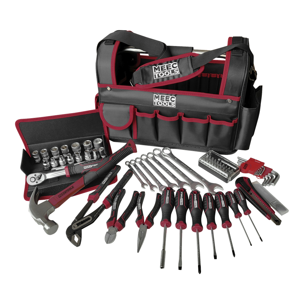 Meec Tools Werkzeugtasche bestückt 87-teilig