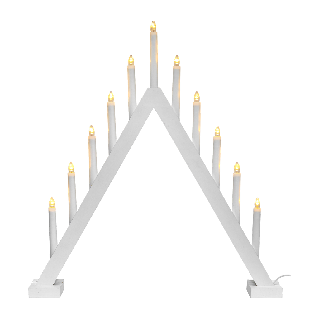 EKVIP Stor adventslysestake LED