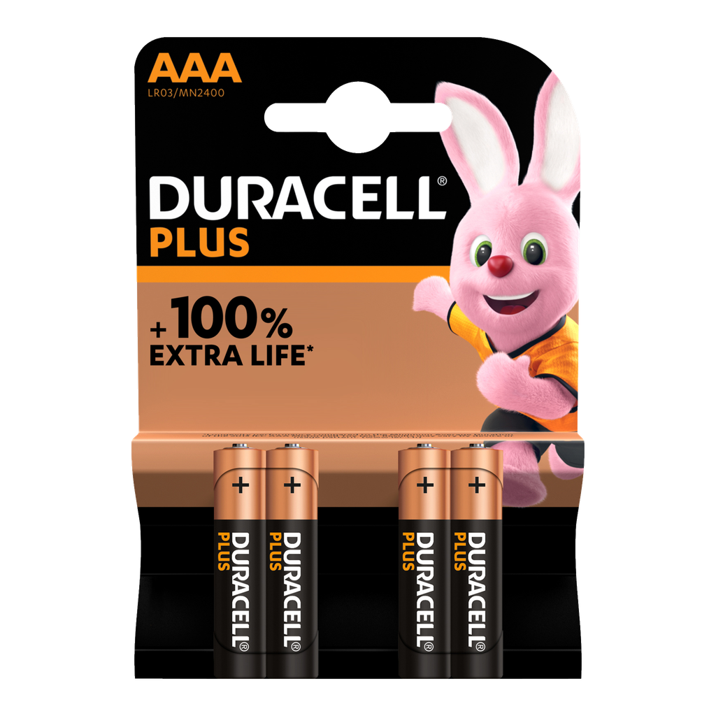 Duracell Baterie AAA 4 szt.