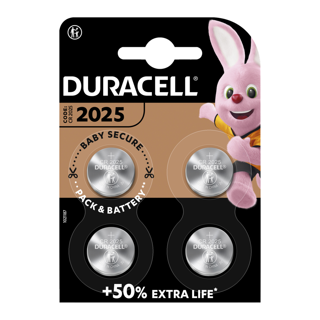Duracell Nappiparistot CR2025 4 kpl