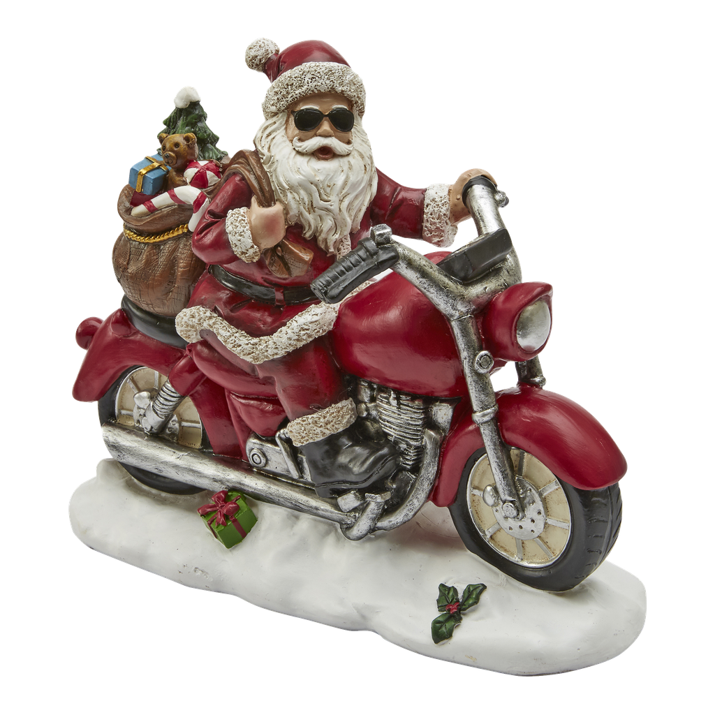 EKVIP Tomte på motorcykel