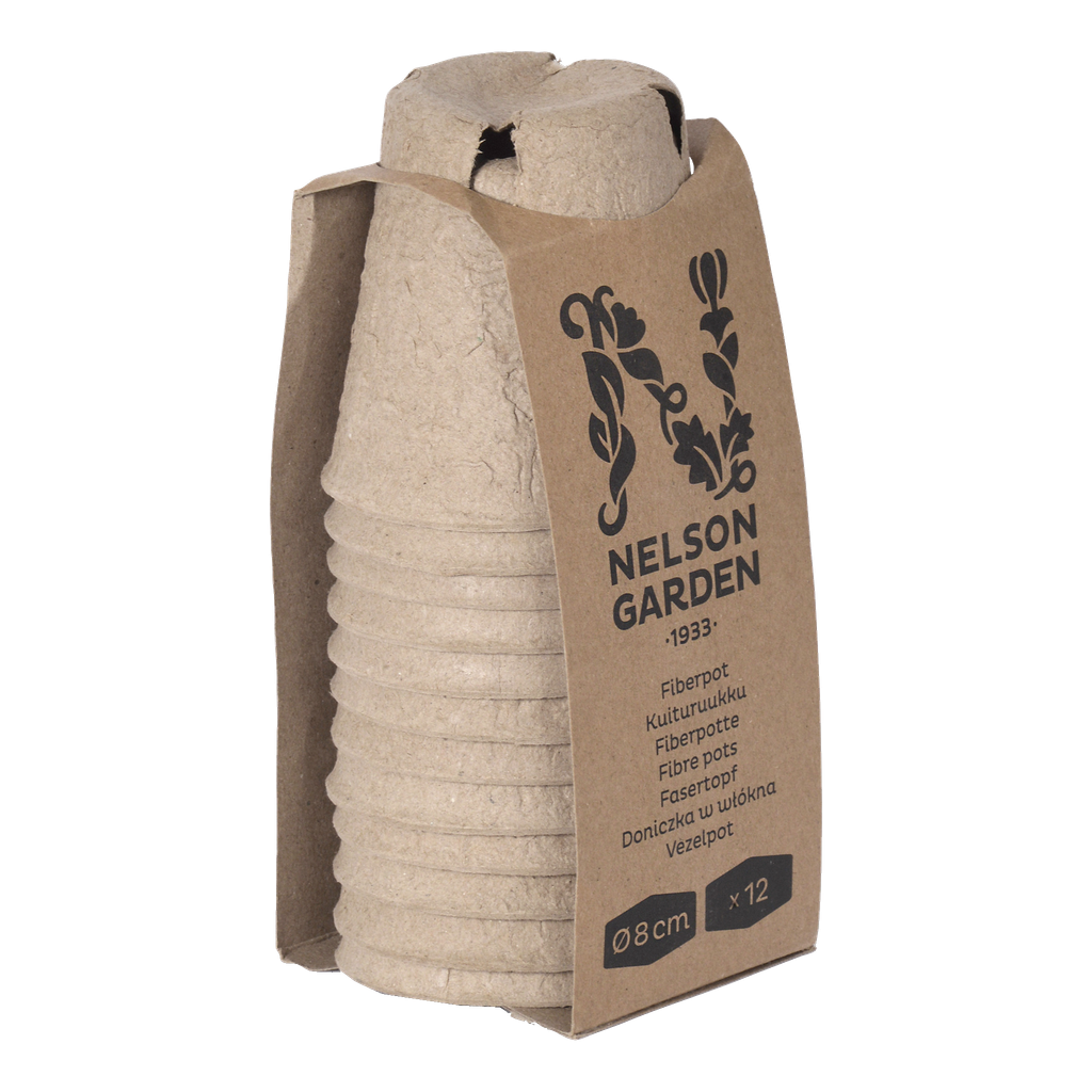Nelson Garden Anzuchttopf-Set Zellulose 12 Stk.