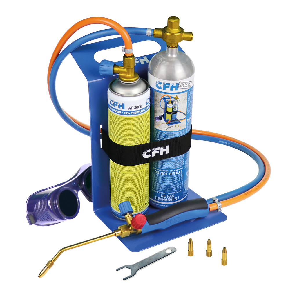CFH Gassveisesett med gassflasker