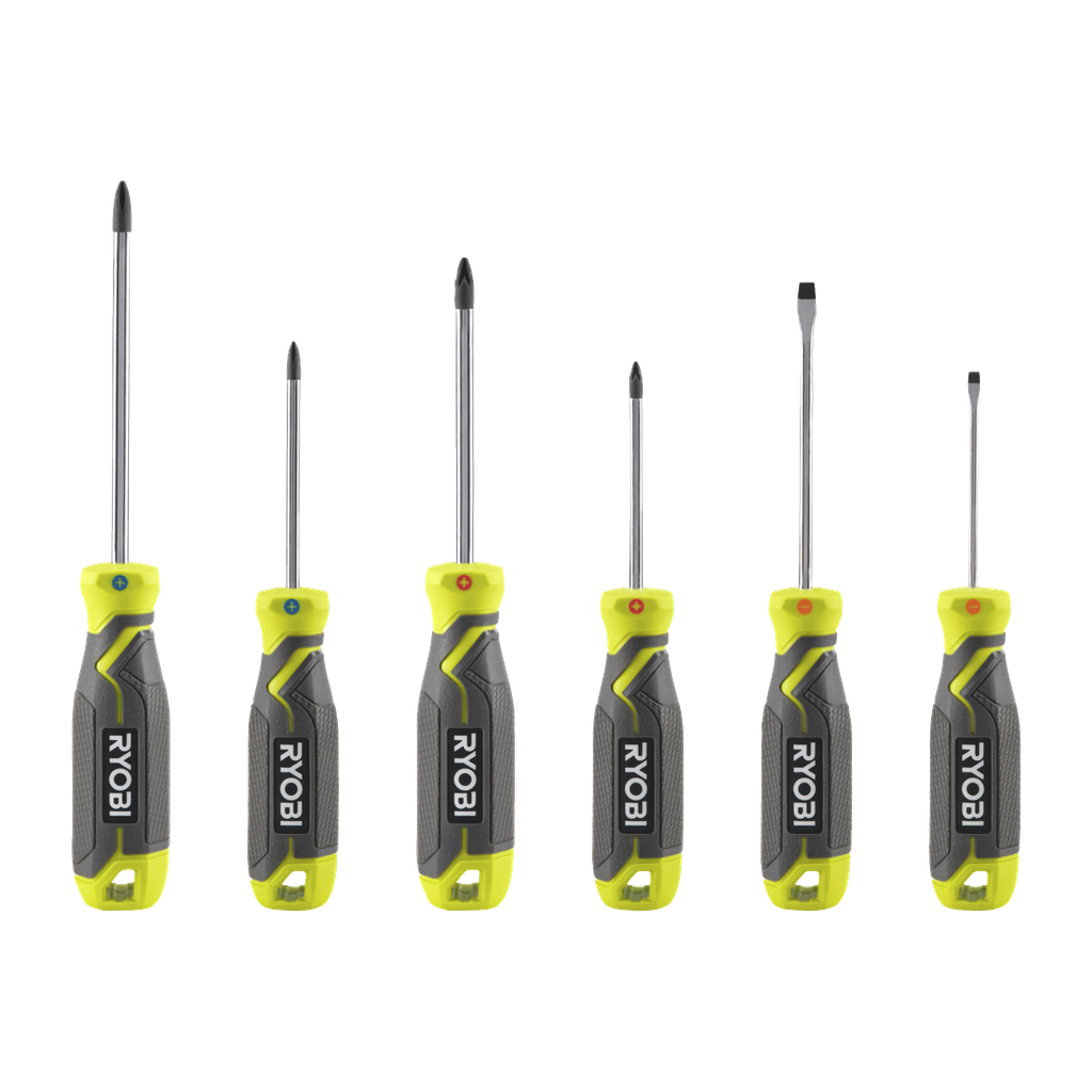 Ryobi Skrutrekkersett 6 deler