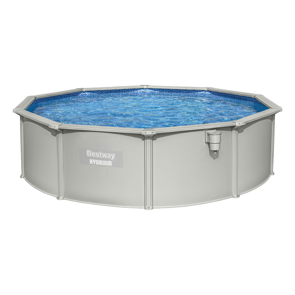 Hydrium 56384-4, 17430 l, Innrammet basseng, Barn og voksne, Stige, Blå, Grå, 138,3 kg