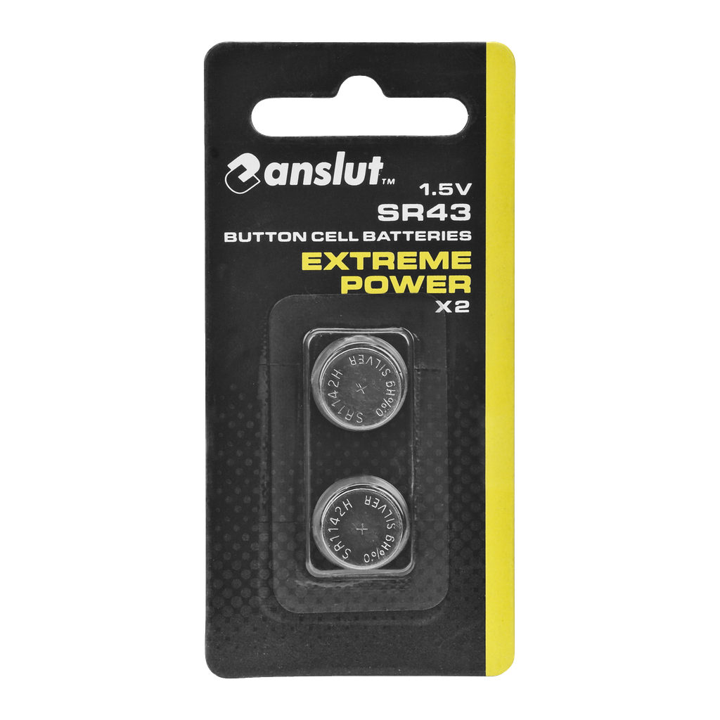 Anslut Knappecellebatterier 2-pk