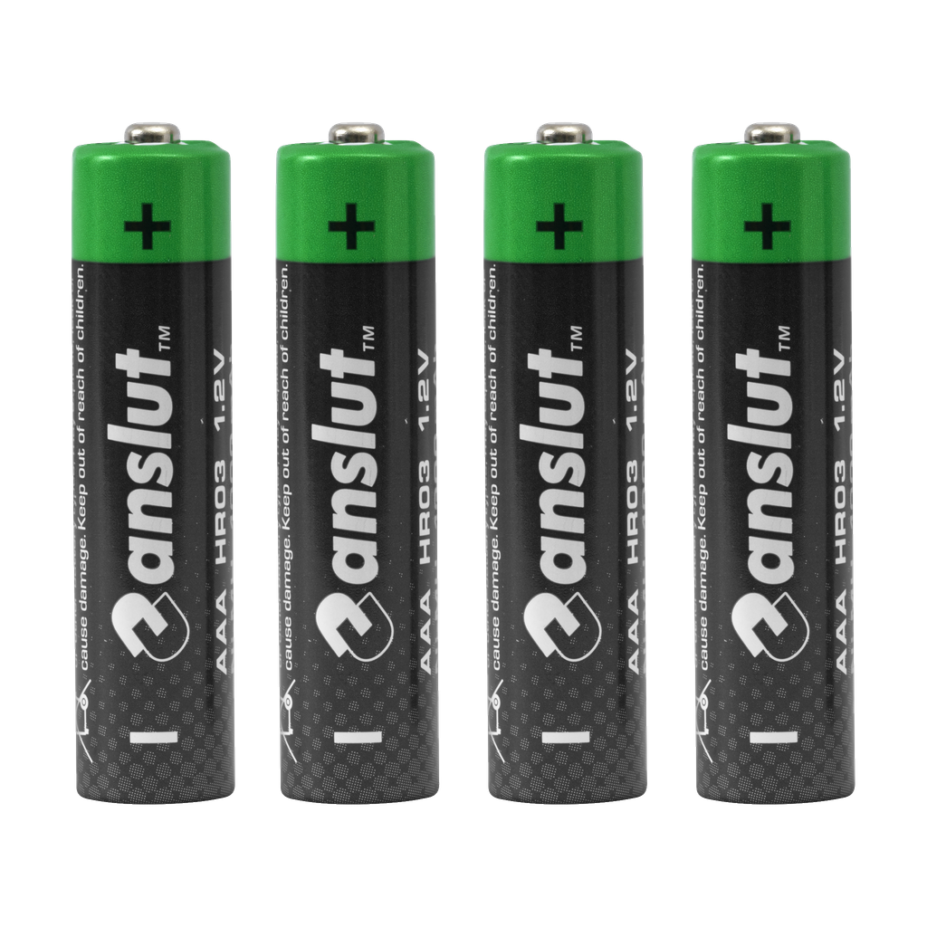 Anslut Oppladbare AAA-batterier 4-pk