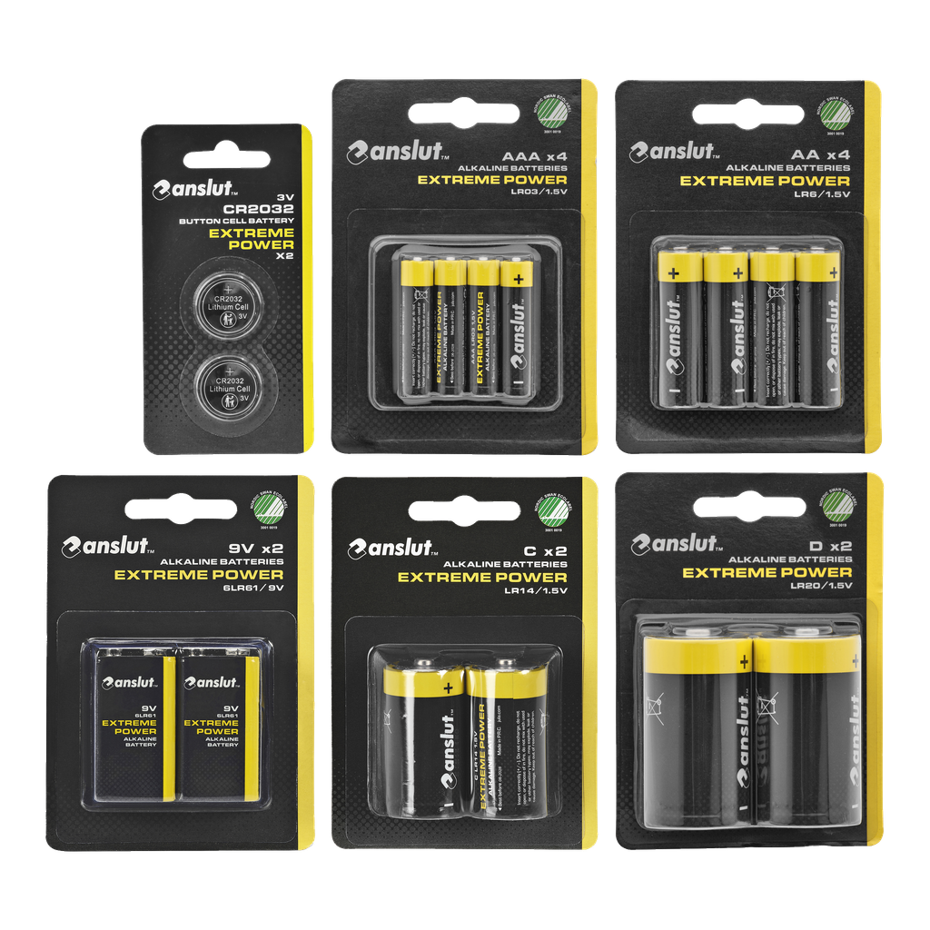 Anslut Batterier multipack 16 deler