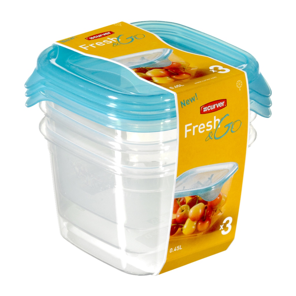 Curver Förvaringslådor 3-pk