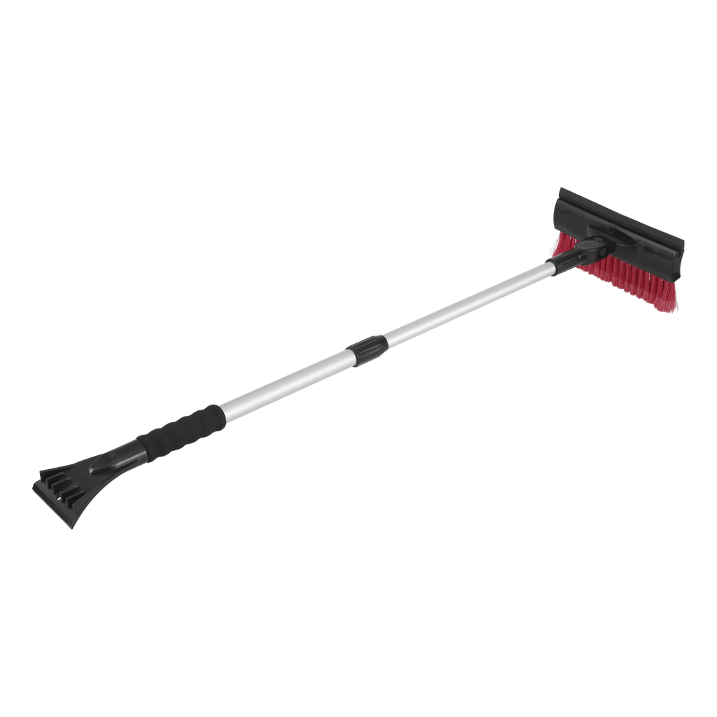 Teleskopisk snøkost med isskrape 83-110 cm