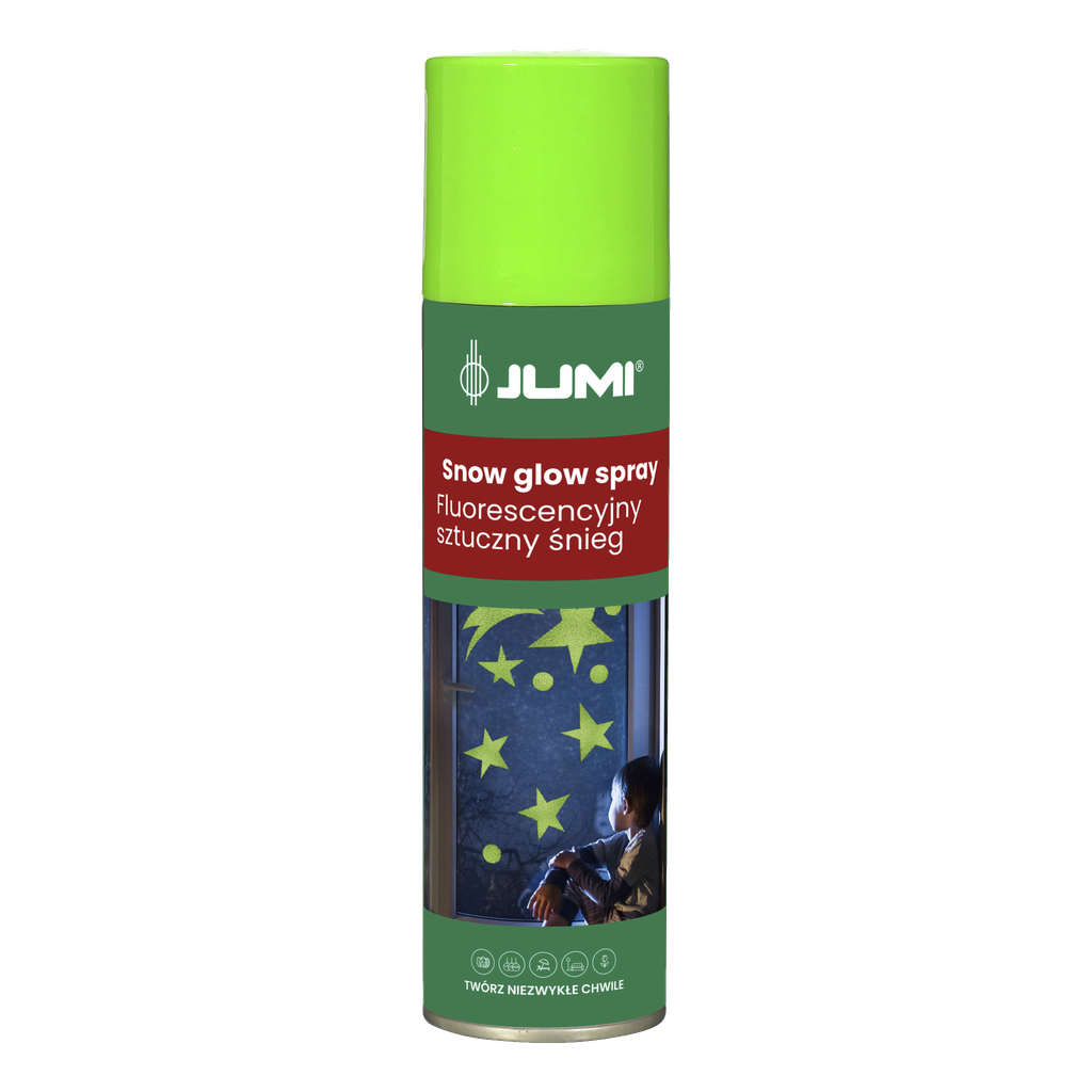 Självlysande snöspray