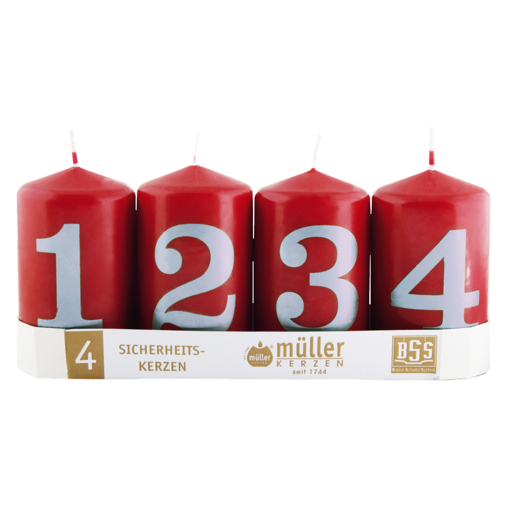 Müller Adventslys 4-pk