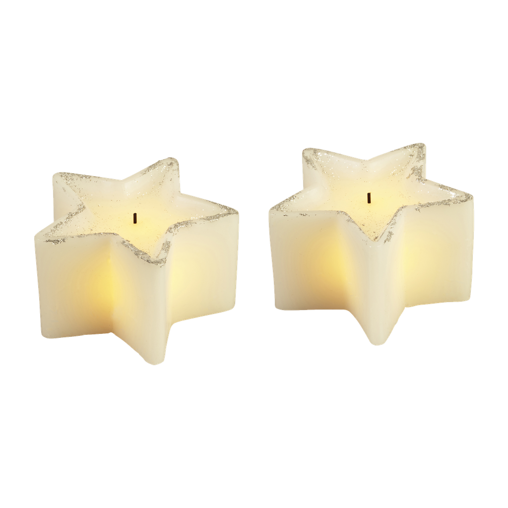 Menuett Vaxljus LED 2-pk