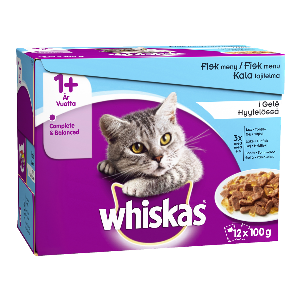 Whiskas Kattmat 12-pk
