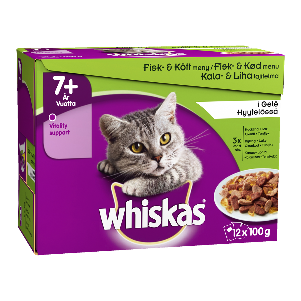 Whiskas Kattmat 12-pk
