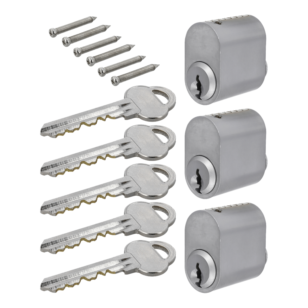 Hard Head Låscylinder 3-pk
