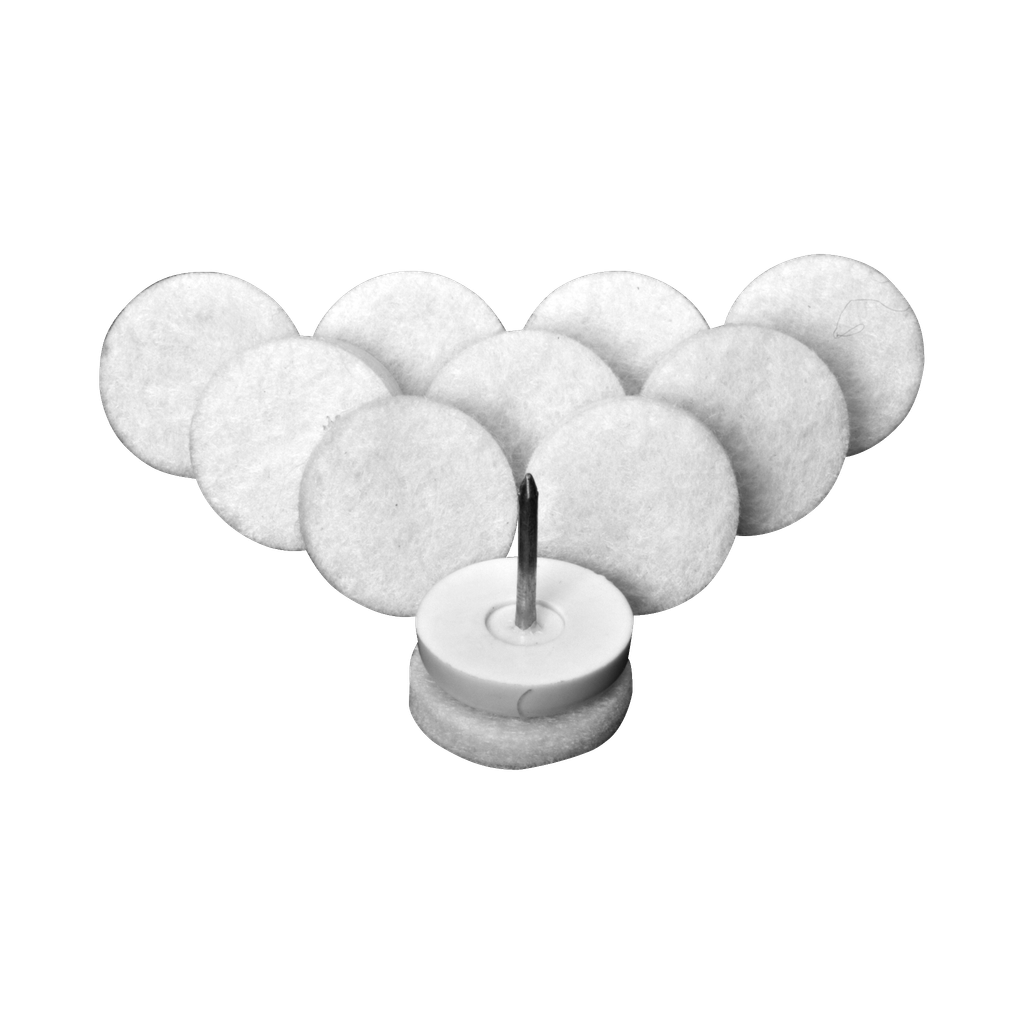 Hard Head Möbelgleiter mit Nagel 10 Stk.