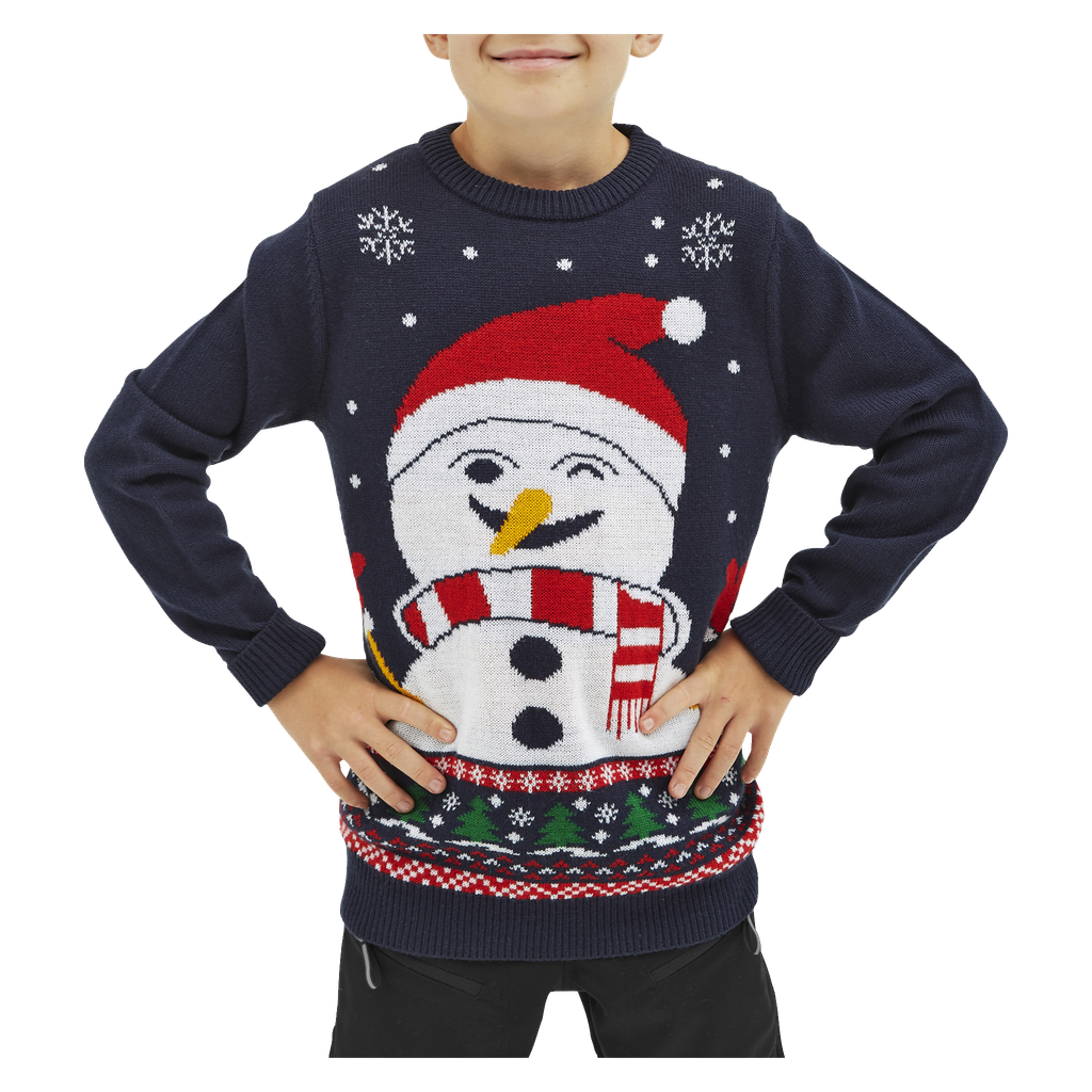 Bluewear Strikket julegenser for barn