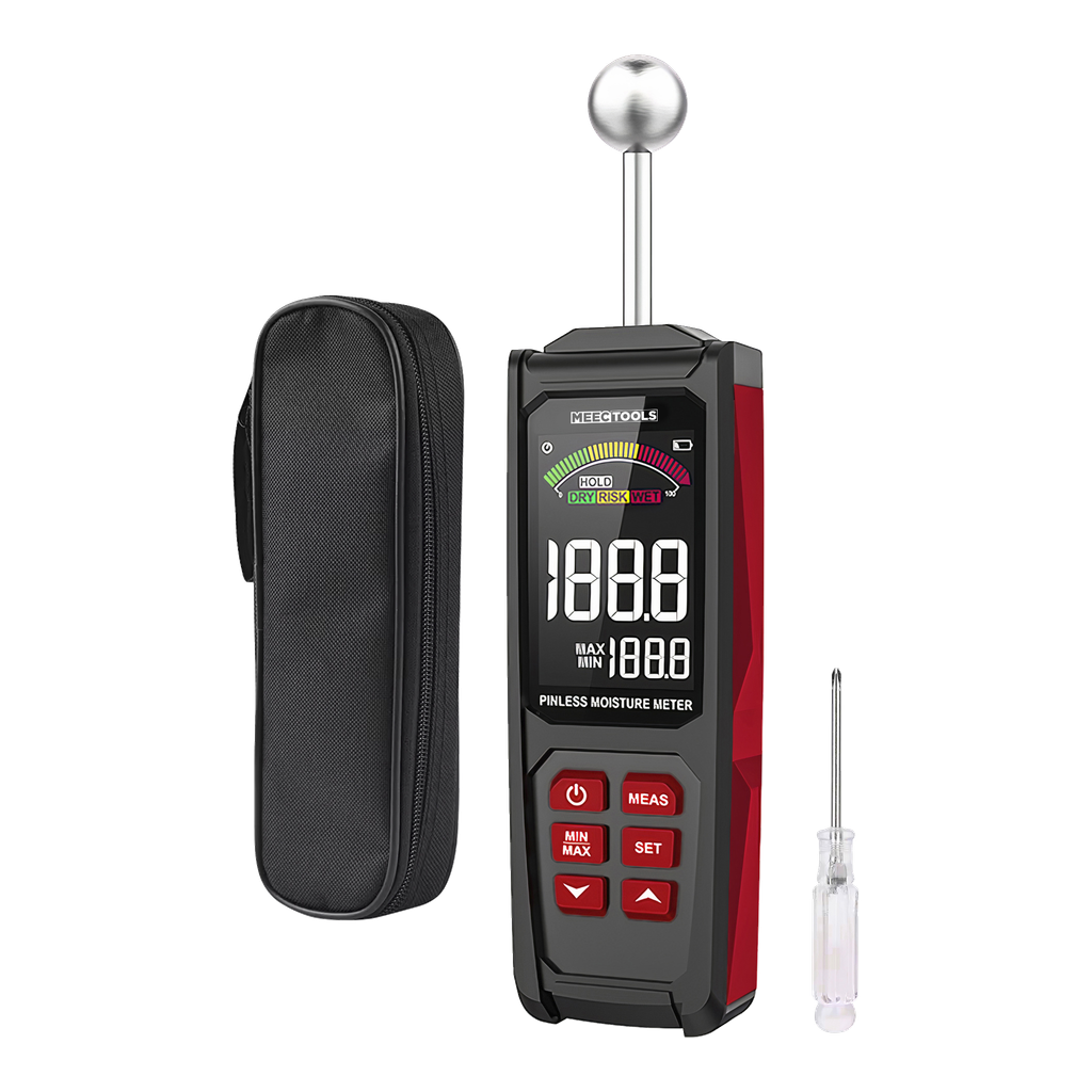 Meec Tools Kosteusmittari anturilla