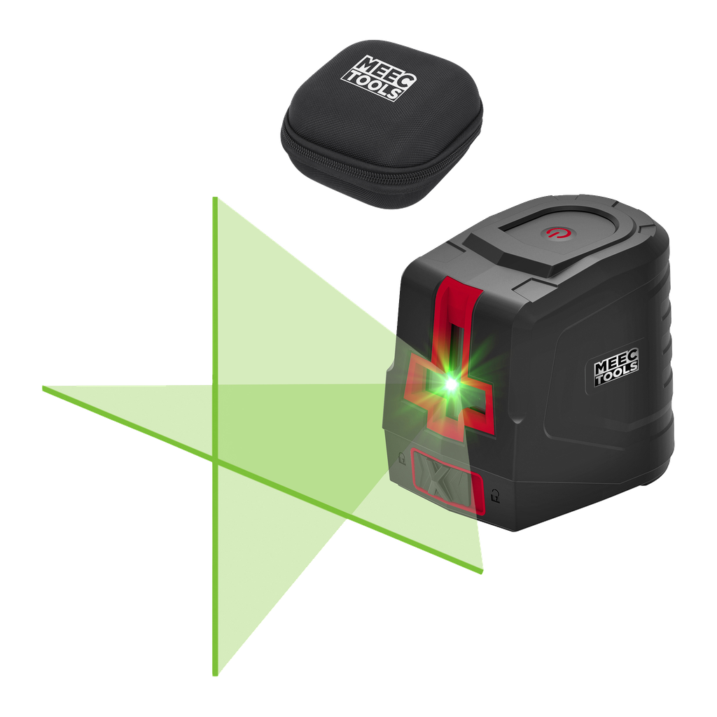 Meec Tools Grønn krysslaser