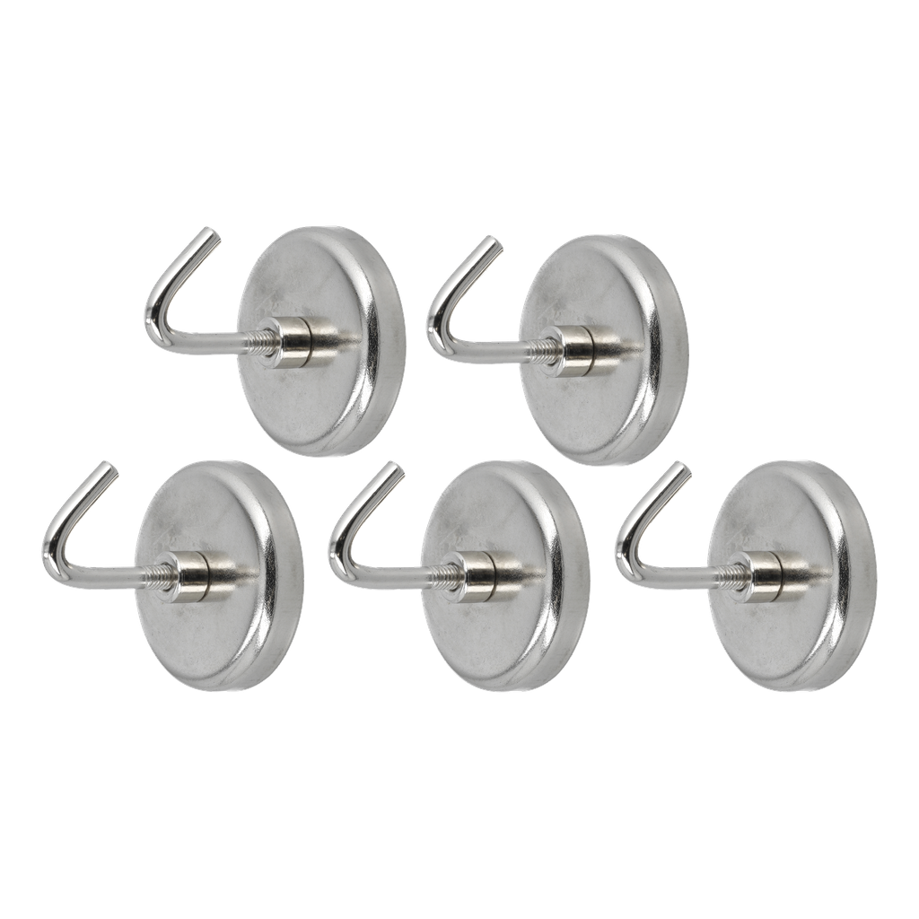 Hard Head Magnetisk krok 5-pk