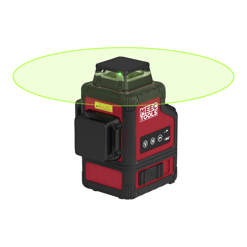 Krysslaser grønn 3 x 360° 30 m