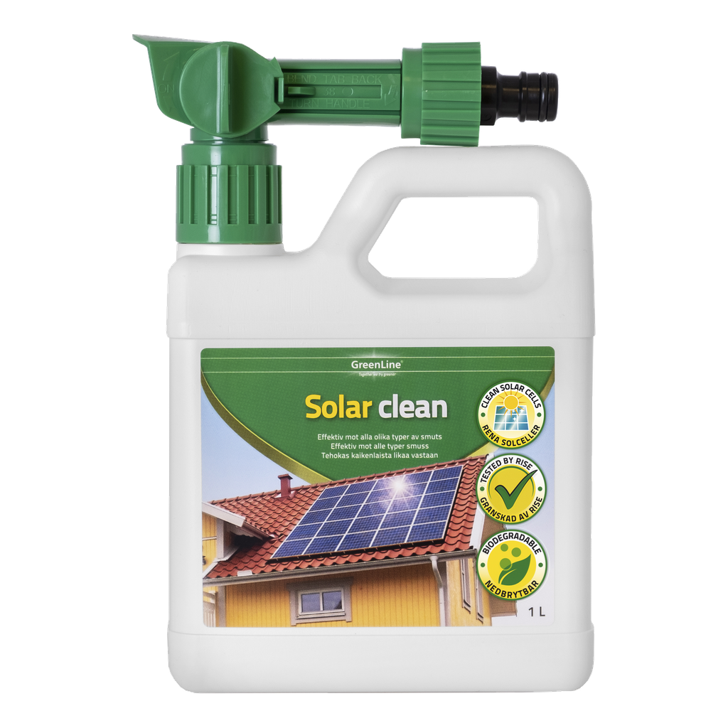 GreenLine Rensing av solceller