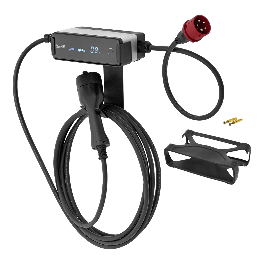 Hamron Bærbar 3-faselader for elbil Type 2