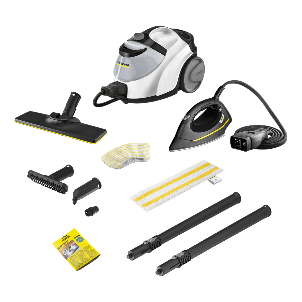 Kärcher Höyrypesuri, lattianpesusetti ja höyrysilitysrauta 10 osaa