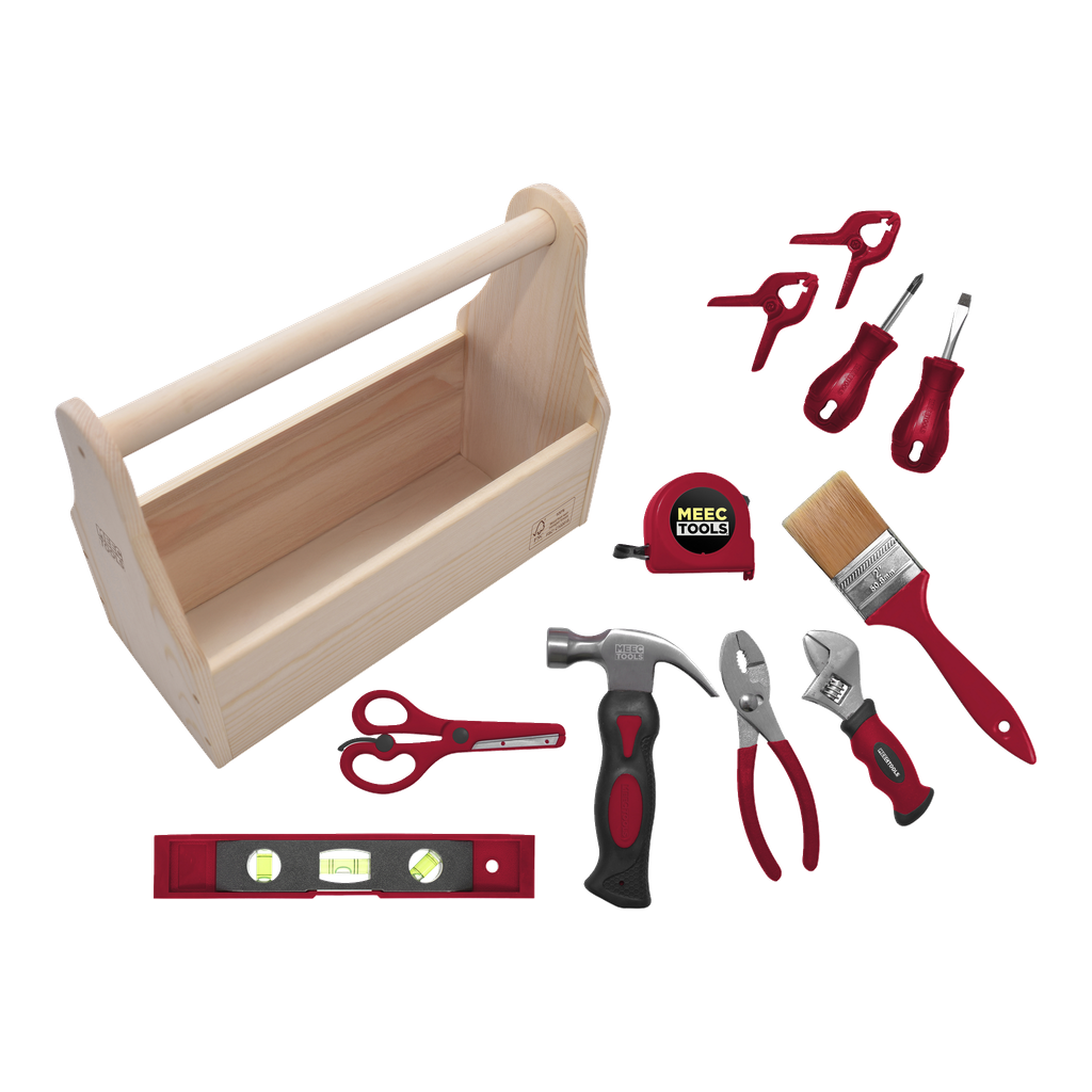 Meec Tools Työkalupakki aloittelijoille 11 osaa