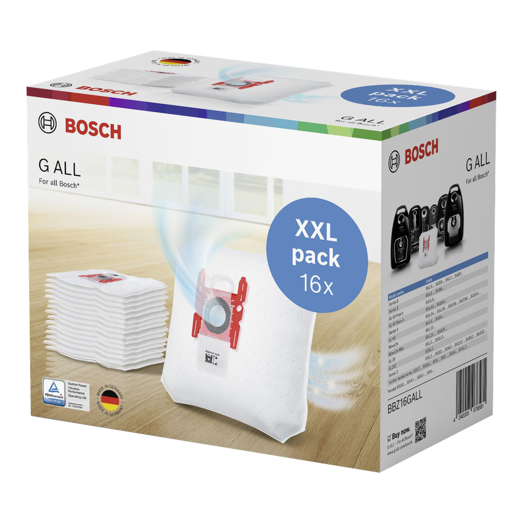 Bosch Home Pölypussit 16 kpl