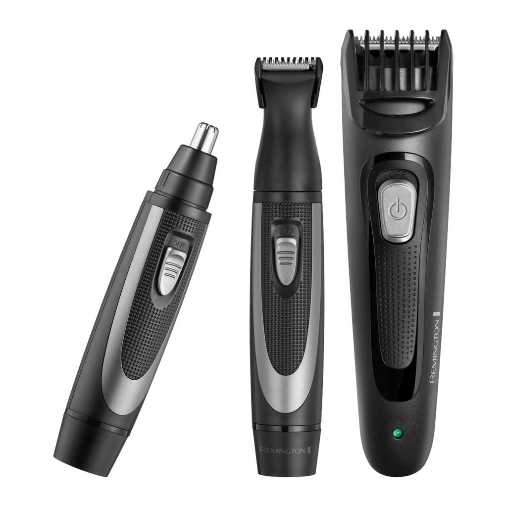 Remington Barttrimmer + Nasenhaar-/Präzisionstrimmer 6-teilig