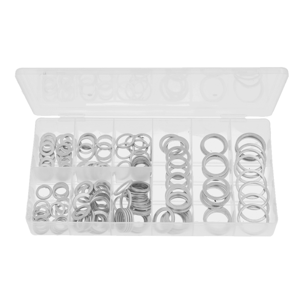 Hamron Skivesett aluminium, tetningsskiver 160 deler