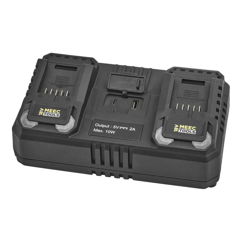 Meec Tools Multiseries 18 V 2-ports lader