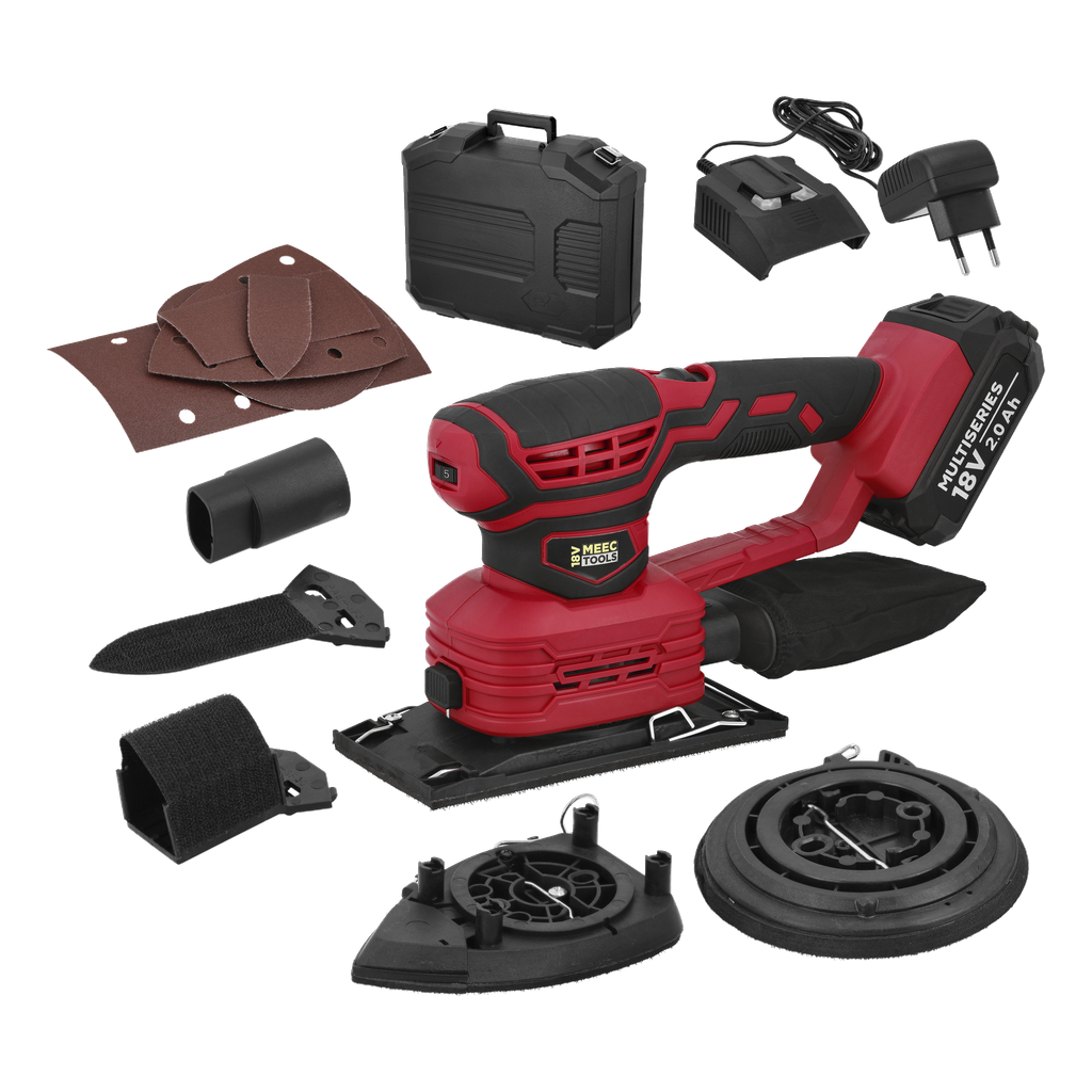 Meec Tools Multiseries 18 V Multislip 3-i-1-sett