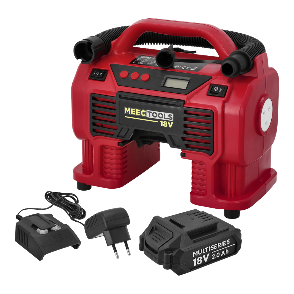 Meec Tools Multiseries 18 V Akku-Multikompressor-Kit