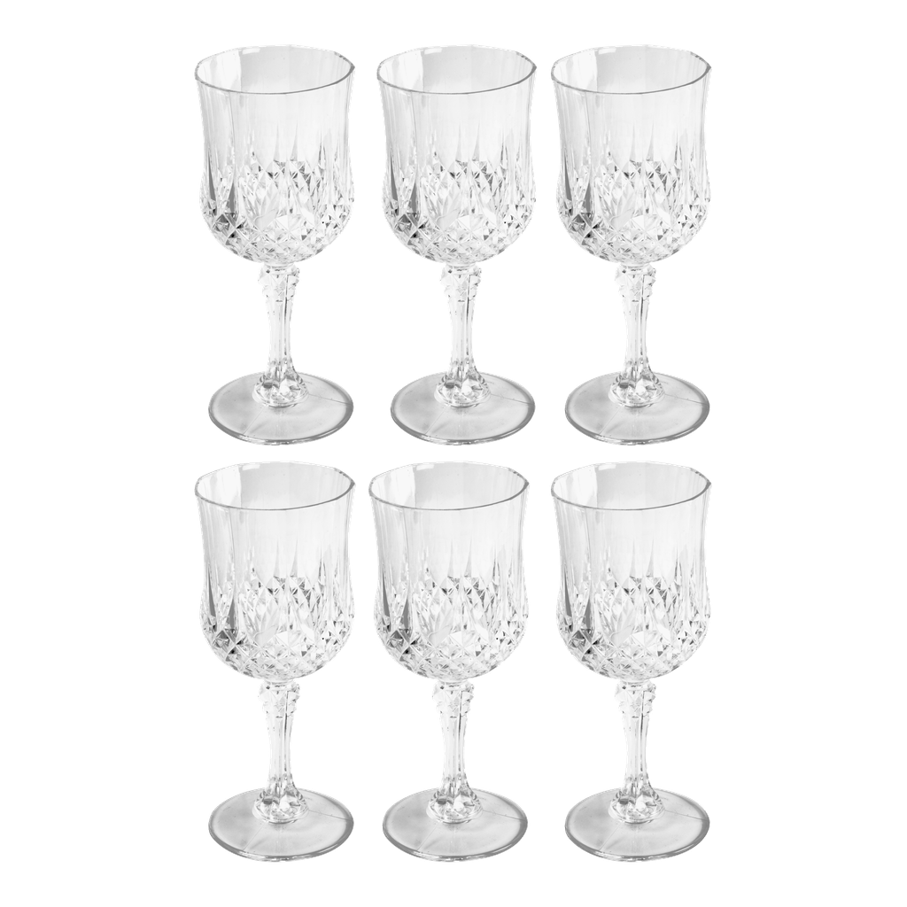 Alpina Kunststoff-Weingläser 6 Stk.