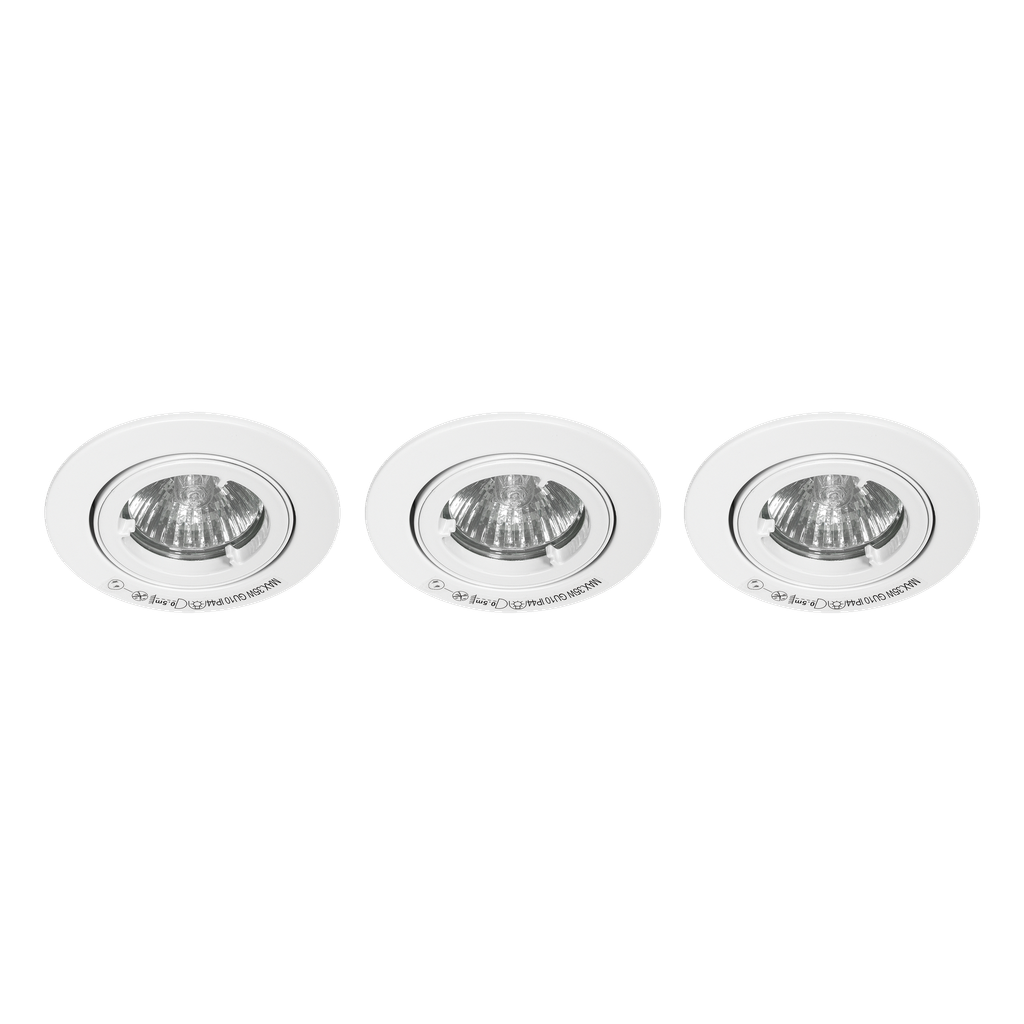 Proo Vinklingsbare downlights 3-pk
