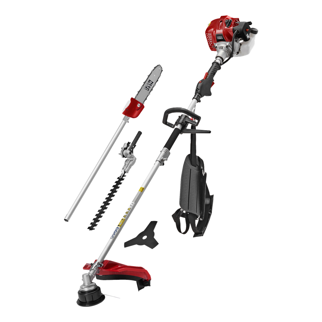 Meec Tools Benzin-Multigartengerät 4-in-1