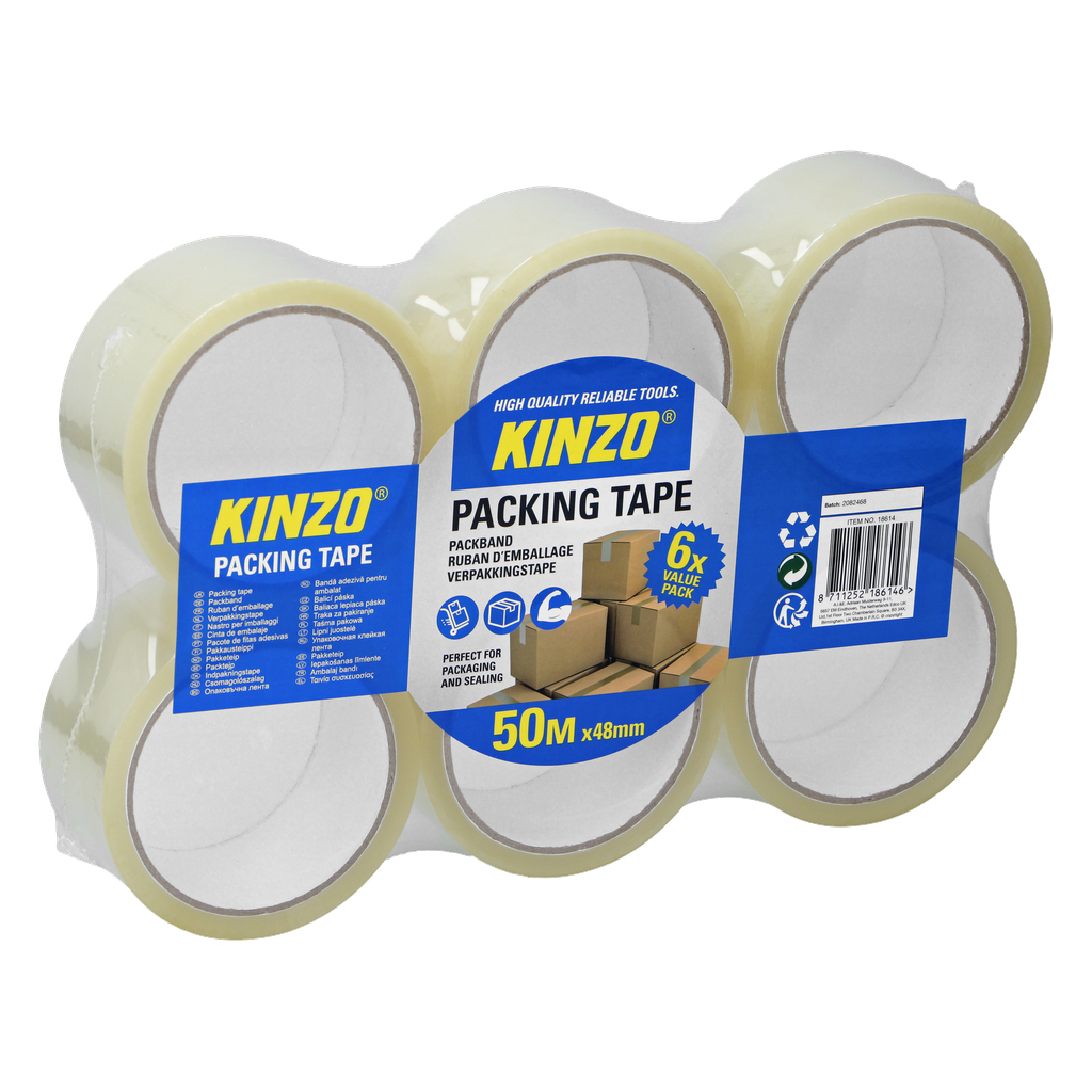 Kinzo Pakkausteippi 6 kpl