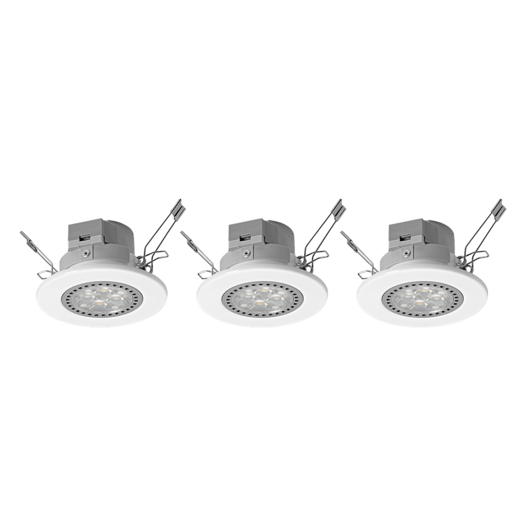 Anslut Downlights LED 3-pk