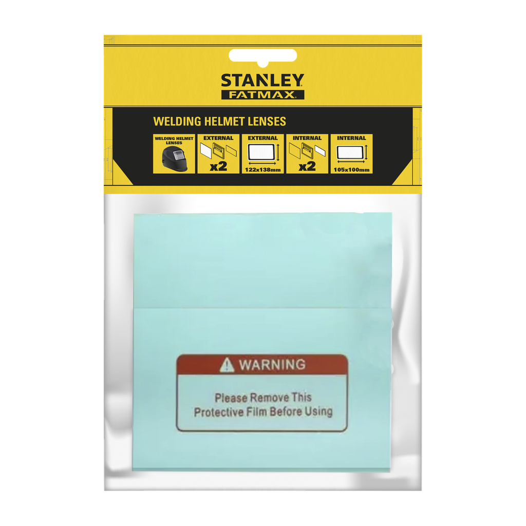 Stanley Fatmax Sikkerhetsglass til sveisehjelm 2-pk
