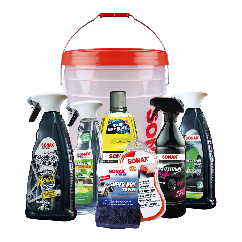 Sonax Bilpleiesett 8 deler