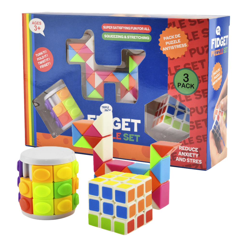 Robetoys Fidget Puzzle 3-teilig